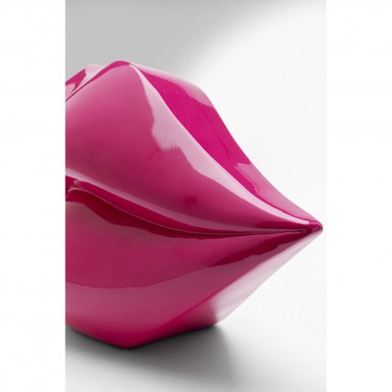 Tirelire lèvres fuchsia 13cm Kare Design
