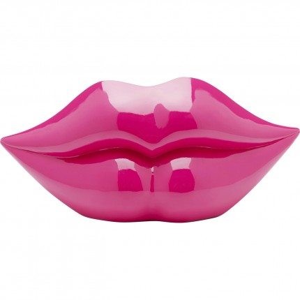 Tirelire lèvres fuchsia 13cm Kare Design