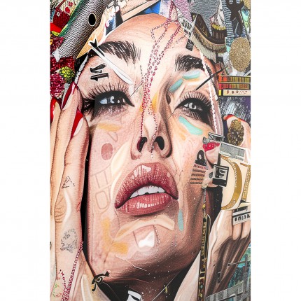 Glass Picture artistic portrait front 80x120cm Kare Design
