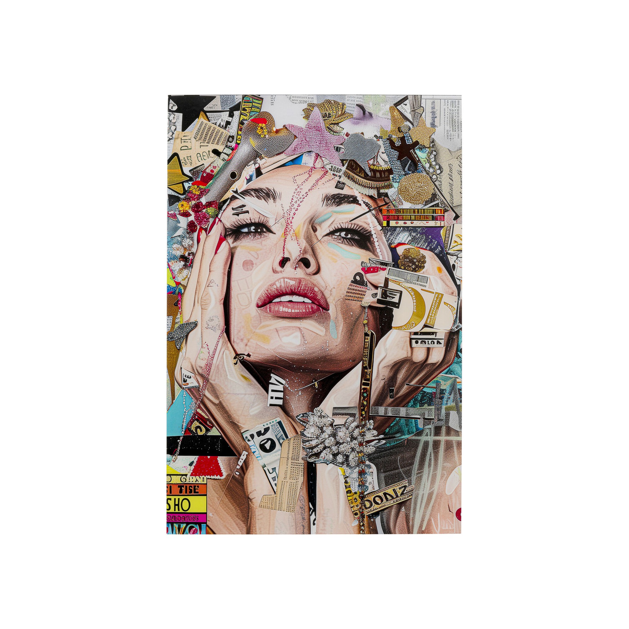 Glass Picture artistic portrait front 80x120cm Kare Design