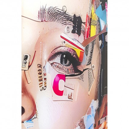 Glass Picture artistic portrait side 80x120cm Kare Design