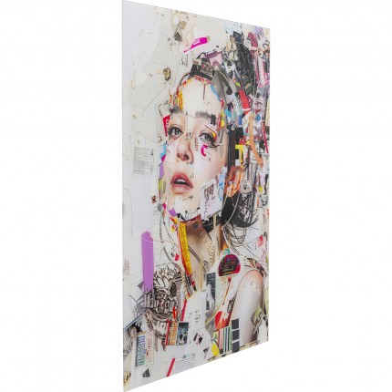 Glass Picture artistic portrait side 80x120cm Kare Design