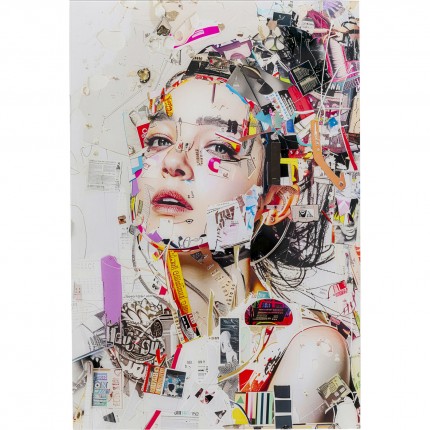 Glass Picture artistic portrait side 80x120cm Kare Design