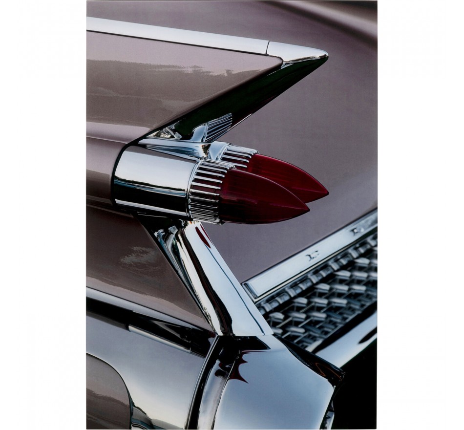 Glass Picture car rear lights 80x120cm Kare Design Glass Picture car rear lights 80x120cm Kare Design