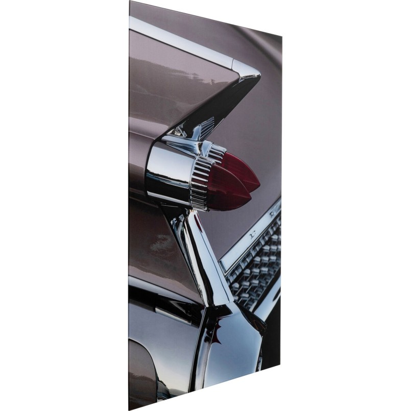 Glass Picture car rear lights 80x120cm Kare Design