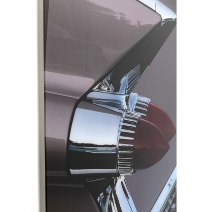 Tableau en verre feux de voiture 80x120cm Kare Design