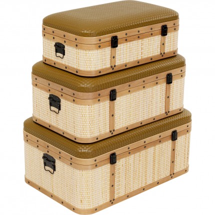 Coffres Viaggo set de 3 Kare Design