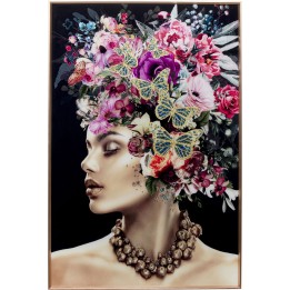 Tableau encadré Muse Glamour 80x120cm