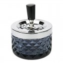Cendrier Cristallo noir Kare Design