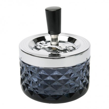 Cendrier Cristallo noir Kare Design