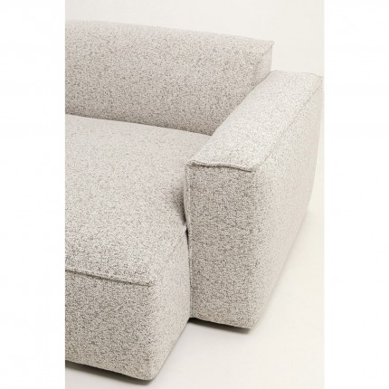Méridienne droite d'angle canapé Casanova gris Kare Design
