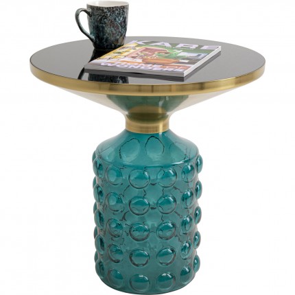 Table d'appoint Lola 50cm bleue Kare Design