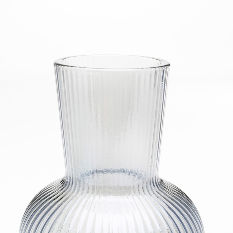 Carafe en verre strié - Tango - Kare Design