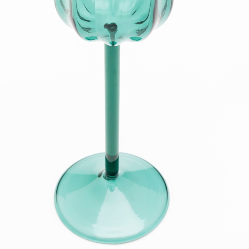 Flûtes à champagne bleu-vert - Duetto - Kare design
