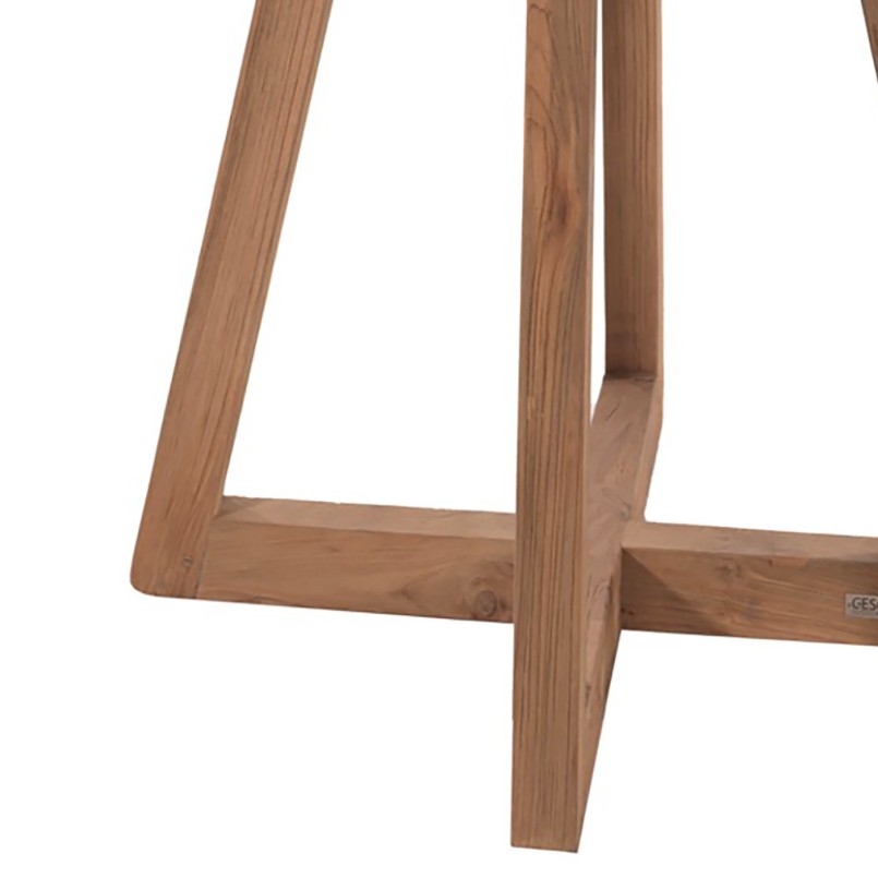 Table de jardin carrée en teck - Ella - Gescova