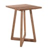 Table de bar de jardin carrée en teck - Ella - Gescova
