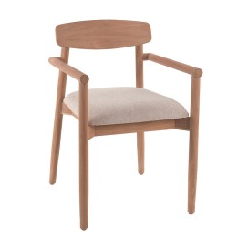 Outdoor chair with armrests Leandro Gescova
