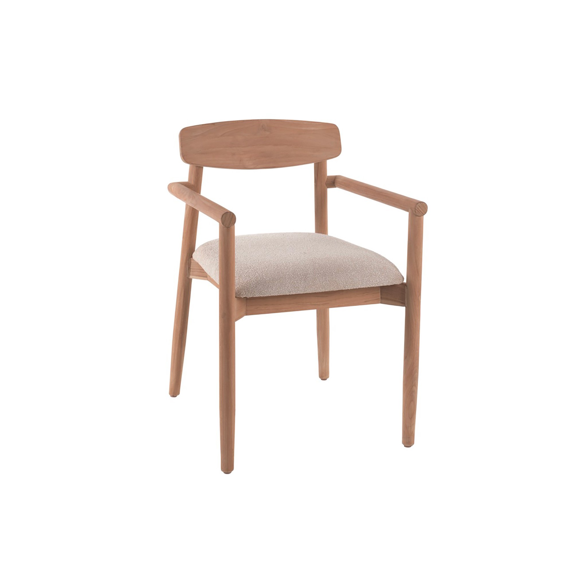 Outdoor chair with armrests Leandro Gescova