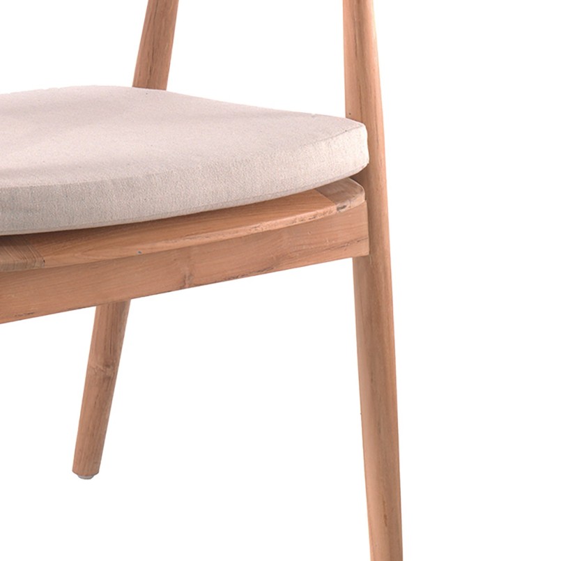 Outdoor chair with armrests Leandro Gescova