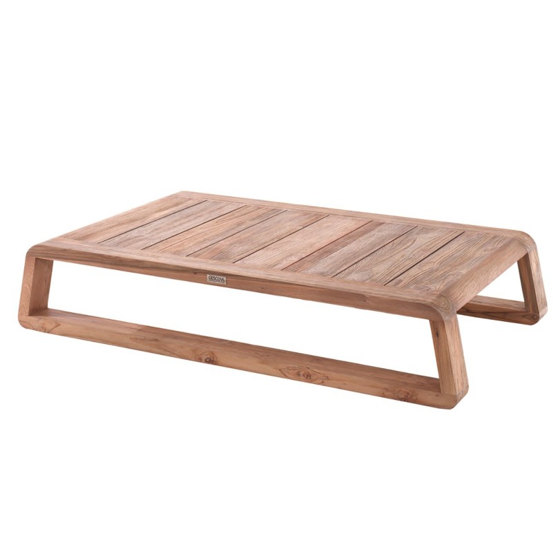Table basse de jardin en teck recyclé - London - Gescova