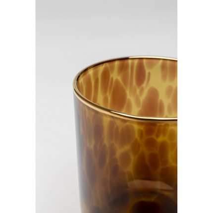 Verres à eau Caramel 10cm set de 4 Kare Design