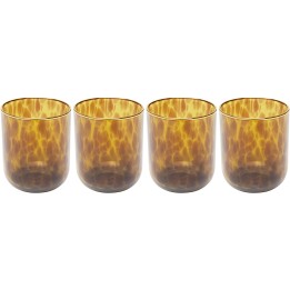 Water Glass Caramel (4/set) Kare Design