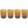 Water Glass Caramel (4/set) Kare Design