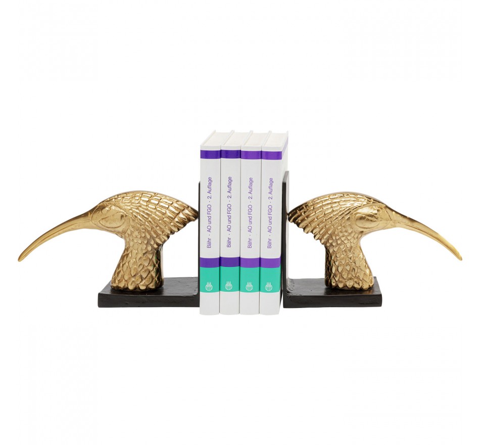 Serre-livres oiseaux dorés set de 2 Kare Design Serre-livres oiseaux dorés set de 2 Kare Design