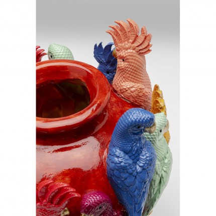 Vase exotic birds 35cm Kare Design