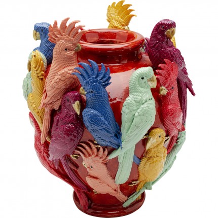 Vase exotic birds 35cm Kare Design