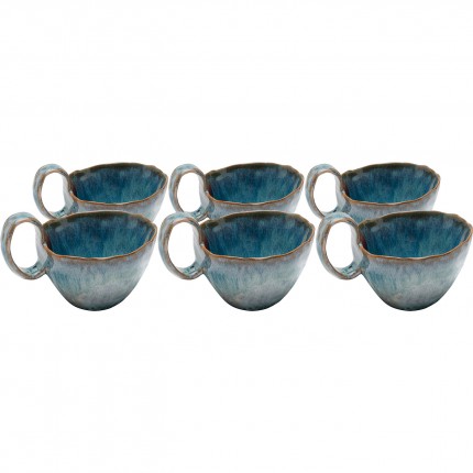 Cup Mina blue (6/set) Kare Design Cup Mina blue (6/set) Kare Design