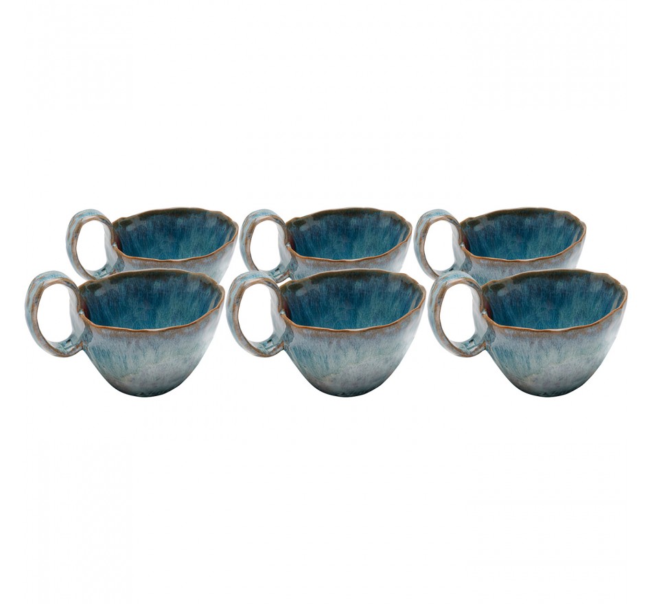 Tasses Mina bleues set de 6 Kare Design Tasses Mina bleues set de 6 Kare Design