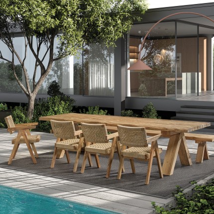 Outdoor chair with armrests Derry Kare Design
