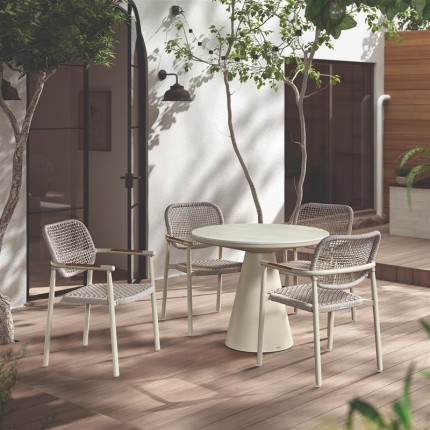 Outdoor chair with armrests Midleton Gescova