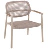 Fauteuil de jardin en aluminium et corde - Midleton - Gescova