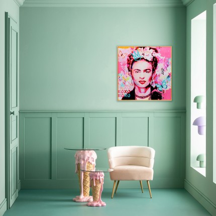 Side Table icecream Ø48cm pink Kare Design