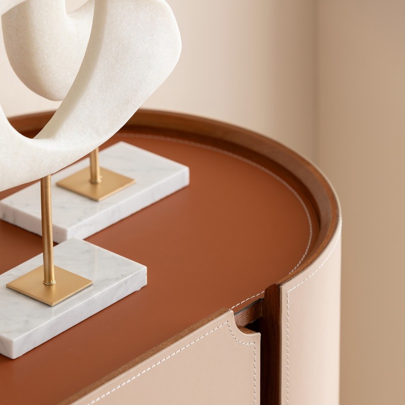 High desk in imitation leather - Tango - Kare Design