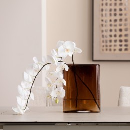 Vase en verre marron - Grazioso - Kare Design