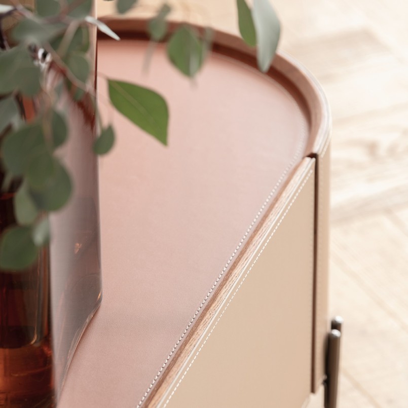 Leatherette TV stand - Tango - Kare Design