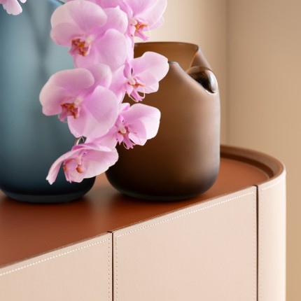 Vase Buckle 21cm marron Kare Design