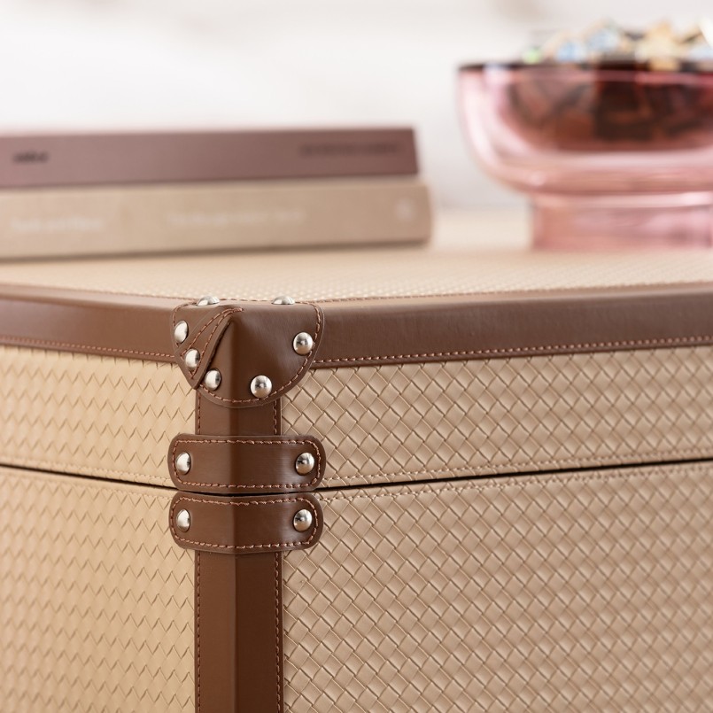 Coffee table with beige imitation bar - Venezia - Kare Design