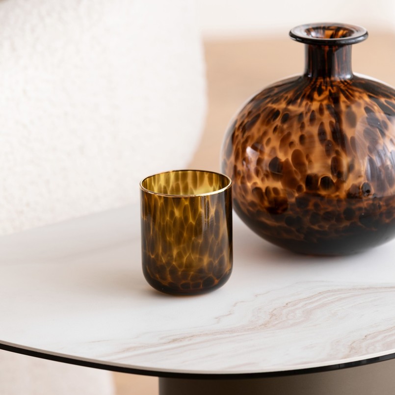 Brown glass carafe - Caramel - Kare Design