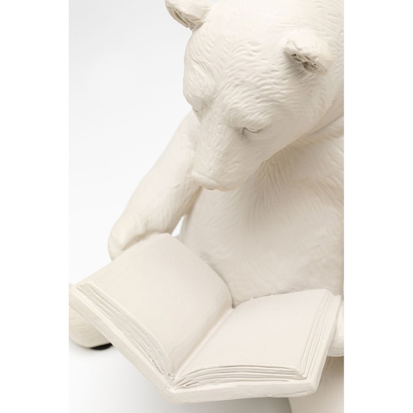 Déco ours lecture beige - Kare Design