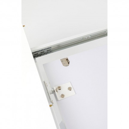 Extension Table Benvenuto oval white glossy Kare Design