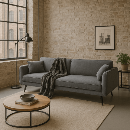 Sofa Bed Lotta dark grey Kare Design