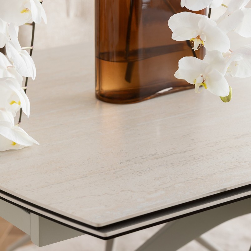 Extension Table Lana 260x90cm beige Kare Design