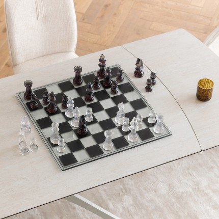 Table à rallonges Lana 260x90cm beige Kare Design