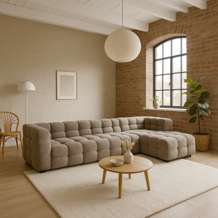 Corner Sofa Salamanca brown right Kare Design Corner Sofa Salamanca brown right Kare Design
