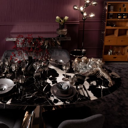 Table Mambo 200x100cm chromée Kare Design