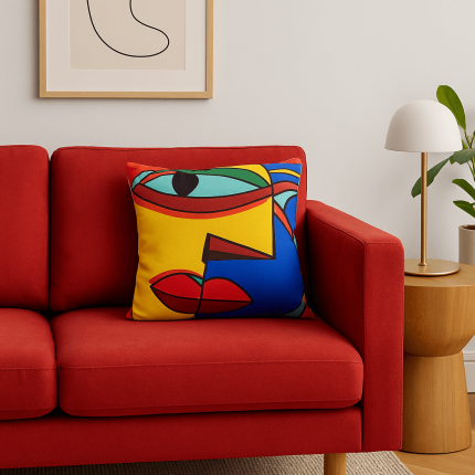 Coussin Faccia Arte droite Kare Design Coussin Faccia Arte droite Kare Design